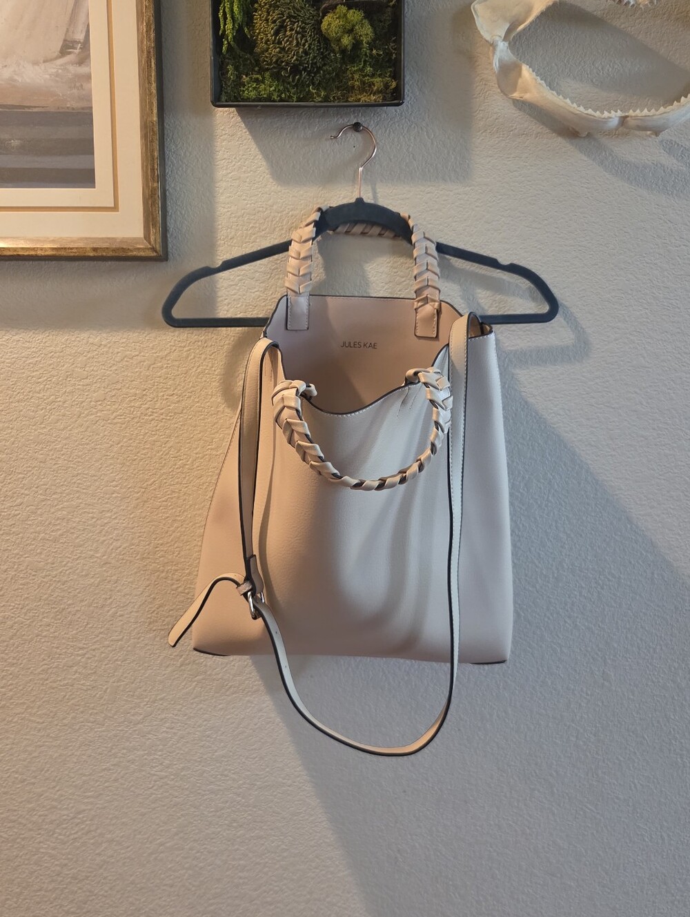 Jules Kae Tote. Vegan Blush Leather8
